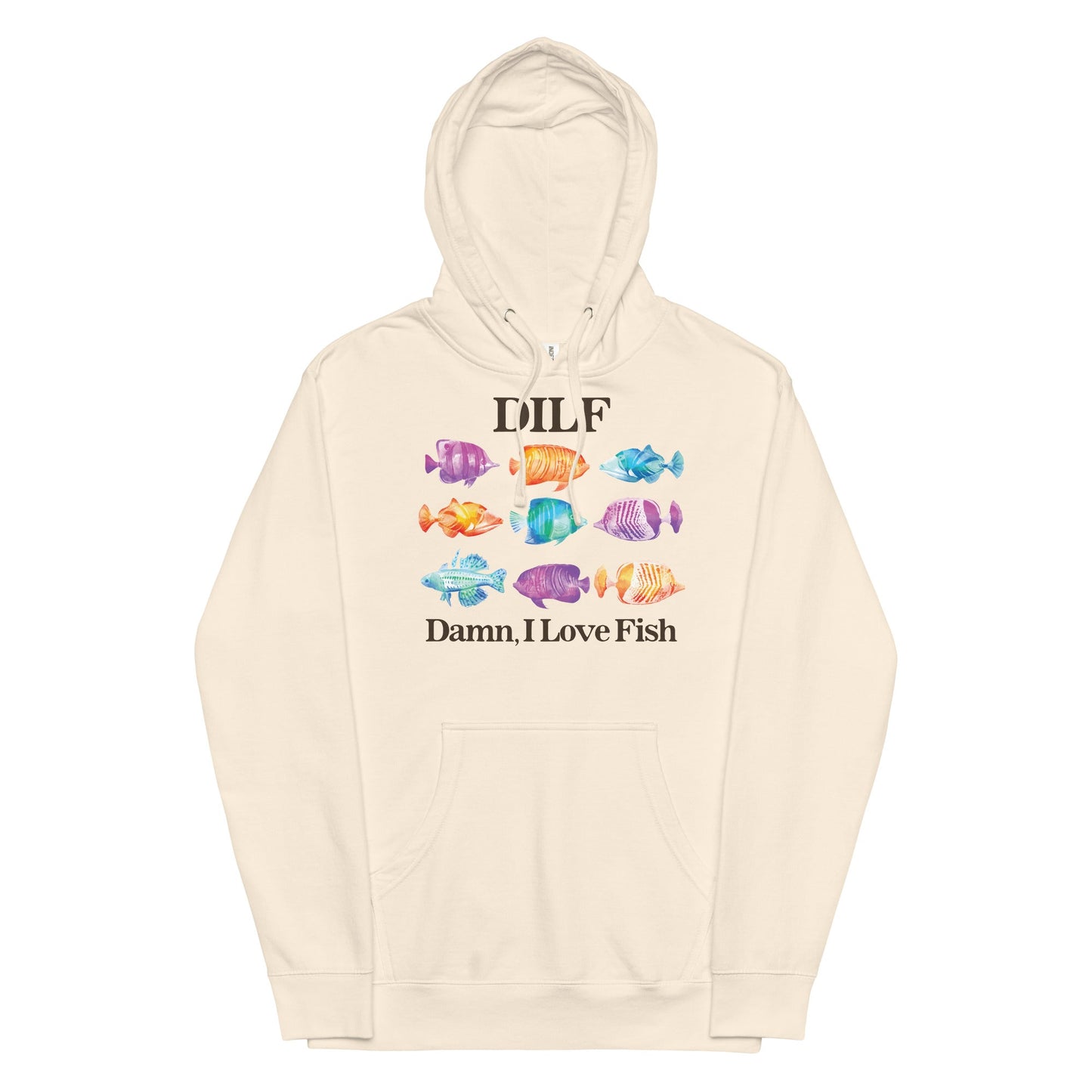 DILF Damn I Love Fish Unisex hoodie