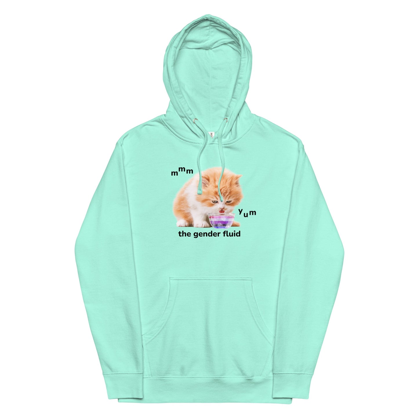 mmm yum the gender fluid Unisex hoodie