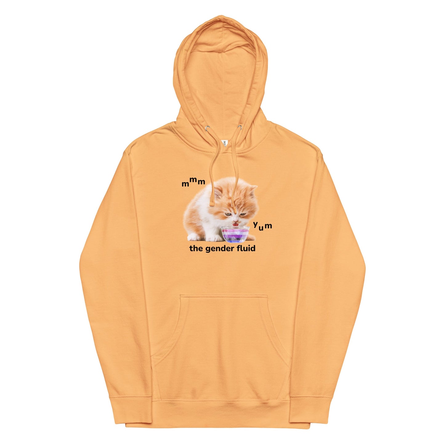 mmm yum the gender fluid Unisex hoodie