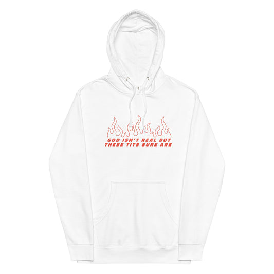 God Isn't Real But These Tits Are Unisex hoodie