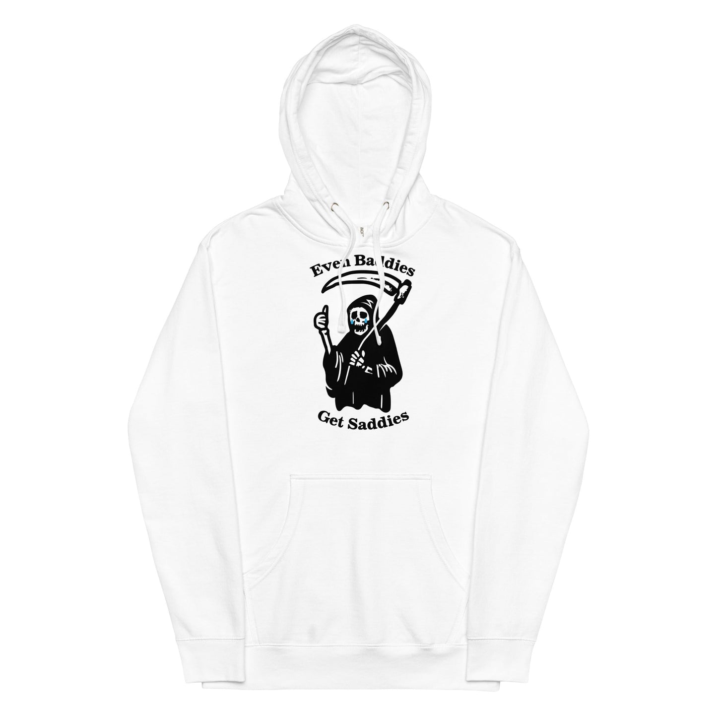 Even Baddies Get Saddies Unisex hoodie