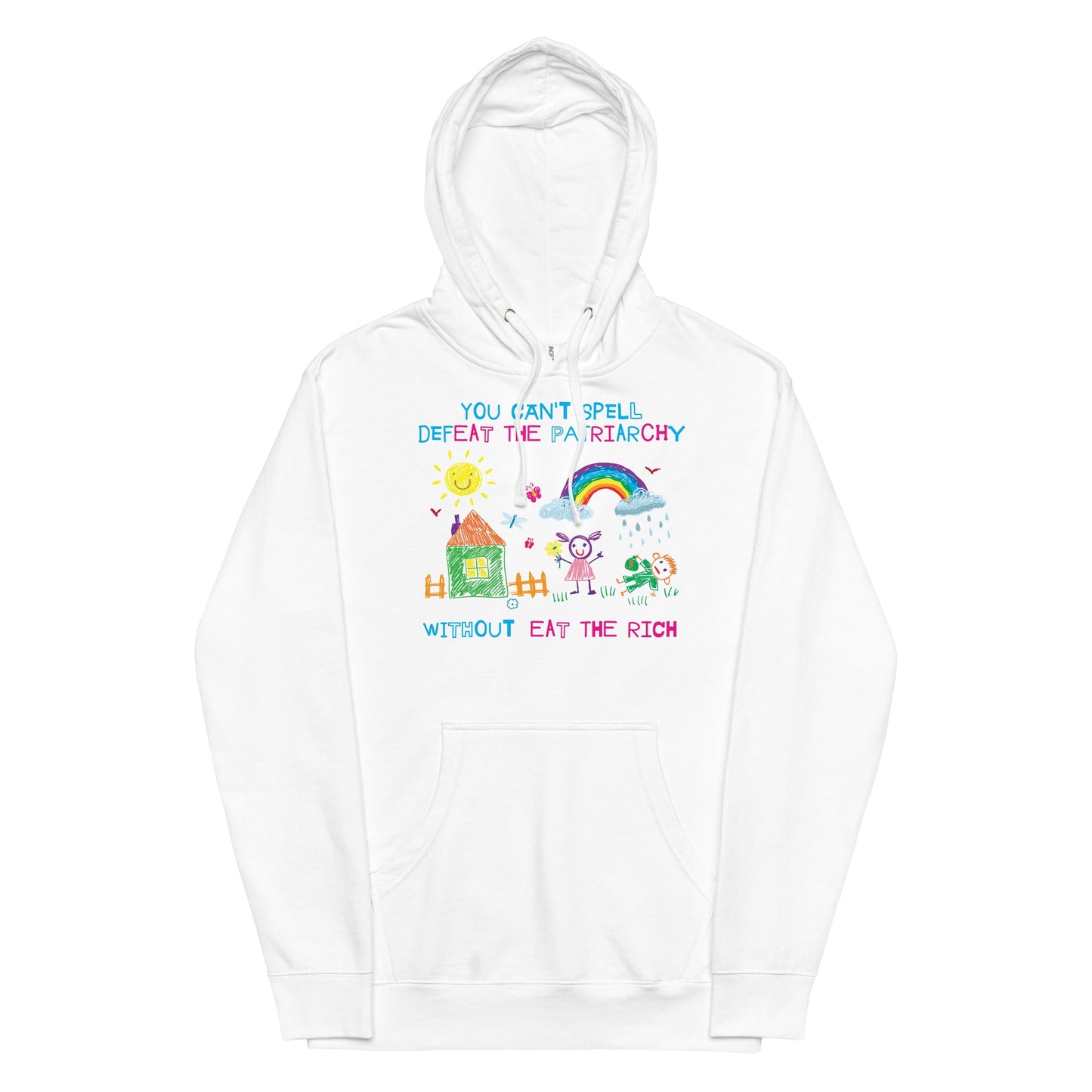 You Can't Spell Defeat the Patriarchy Without Eat the Rich Unisex hoodie