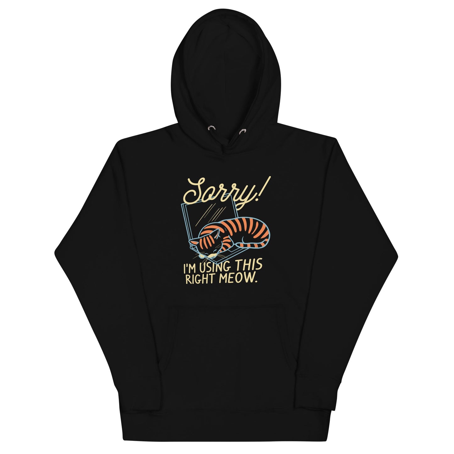 Sorry! I'm Using This Right Meow Unisex Hoodie
