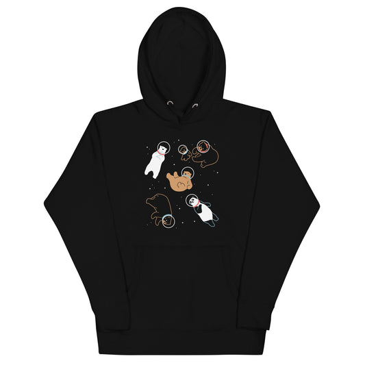 Bears In Space Unisex Hoodie