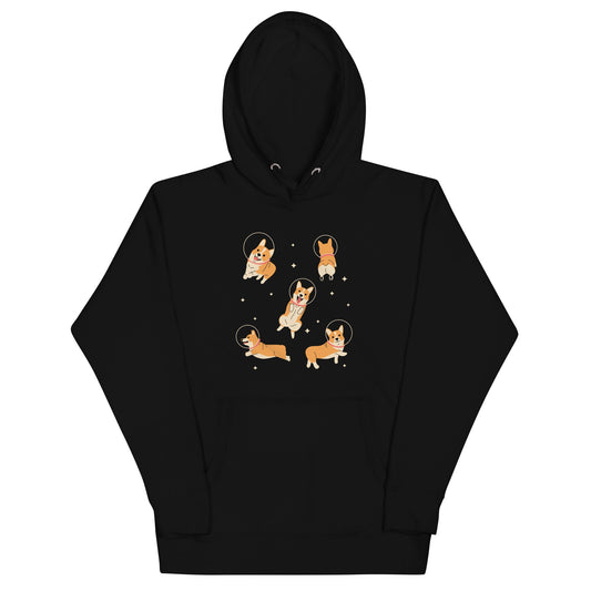 Corgis In Space Unisex Hoodie