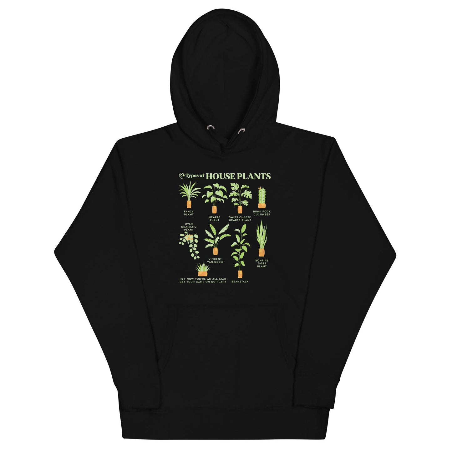 Types Of House Plants Unisex Hoodie