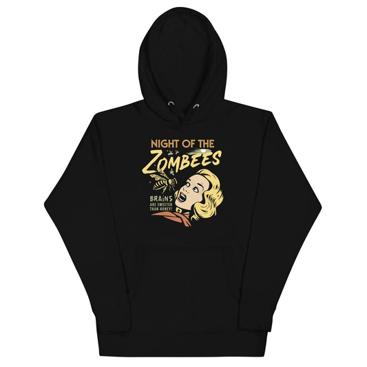 Night Of The Zombees Unisex Hoodie