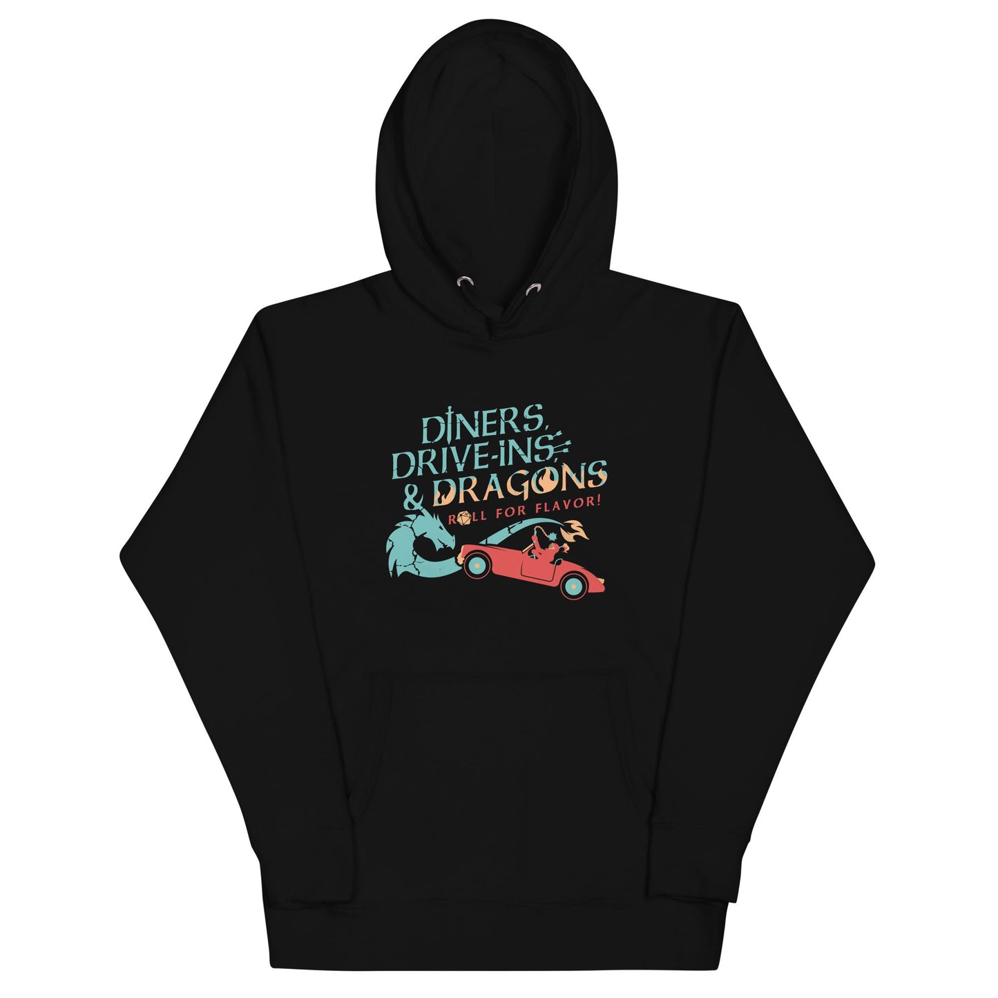 Diners, Drive-ins, & Dragons Unisex Hoodie