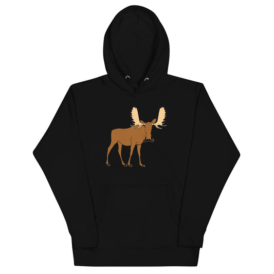 Moosestache Unisex Hoodie