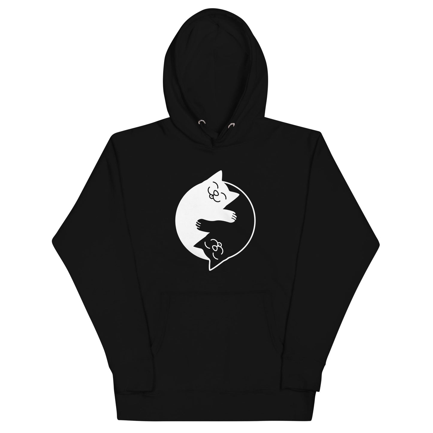 Yin Yang Cats Unisex Hoodie
