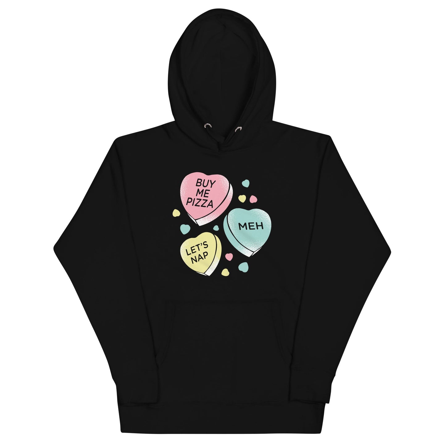 Candy Hearts Unisex Hoodie