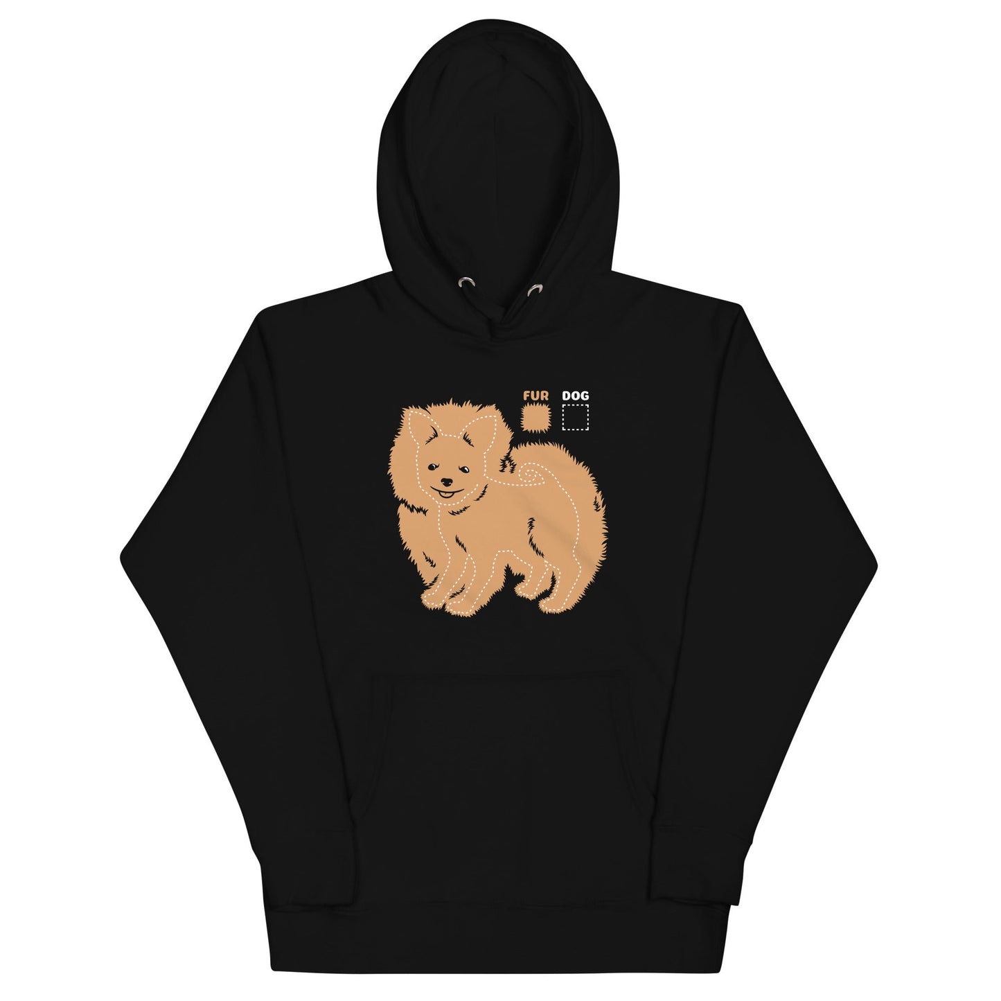 Dog vs Fur Pomeranian Unisex Hoodie
