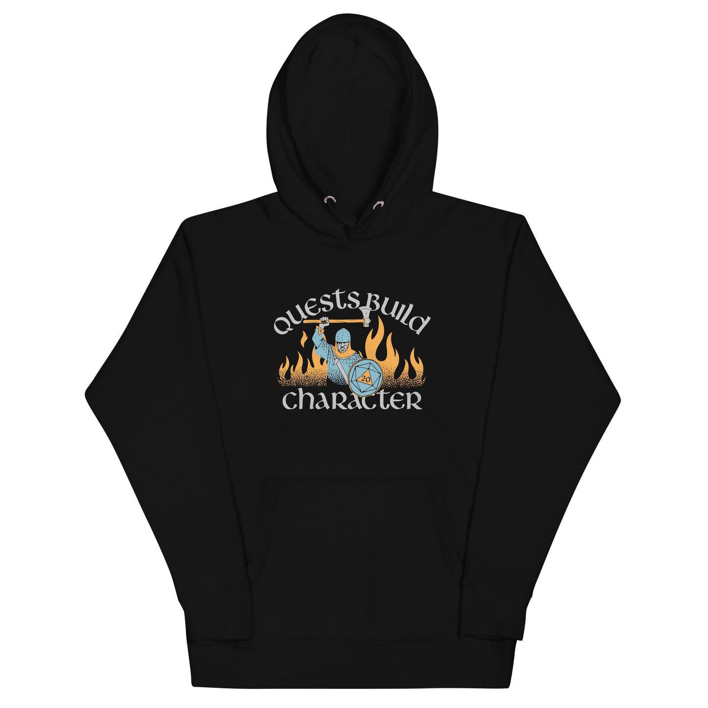 Quests Build Character Unisex Hoodie
