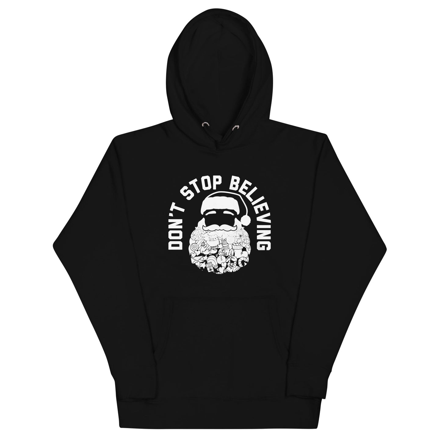Don't Stop Believing Santa Unisex Hoodie