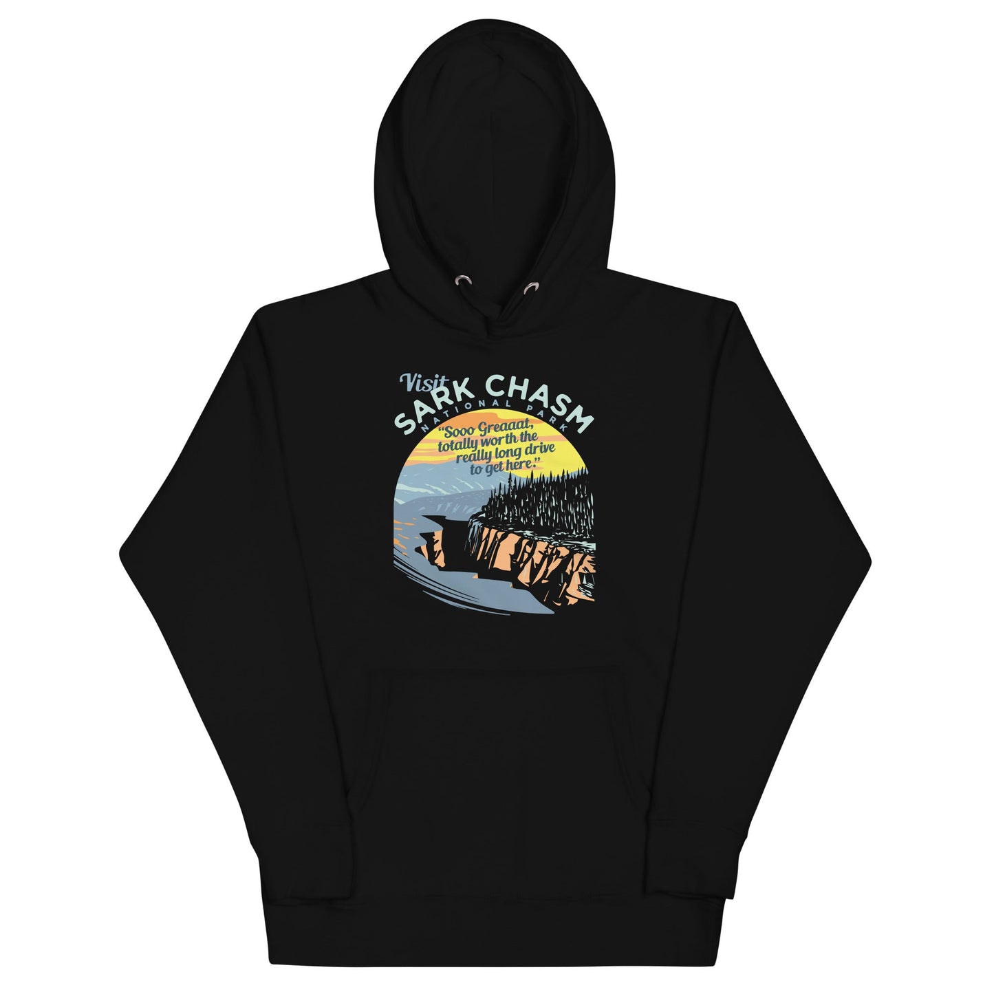 Visit Sark Chasm Unisex Hoodie