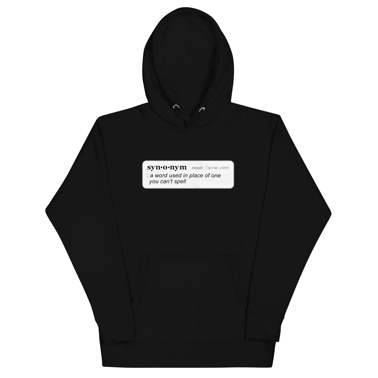 Synonym Definition Unisex Hoodie