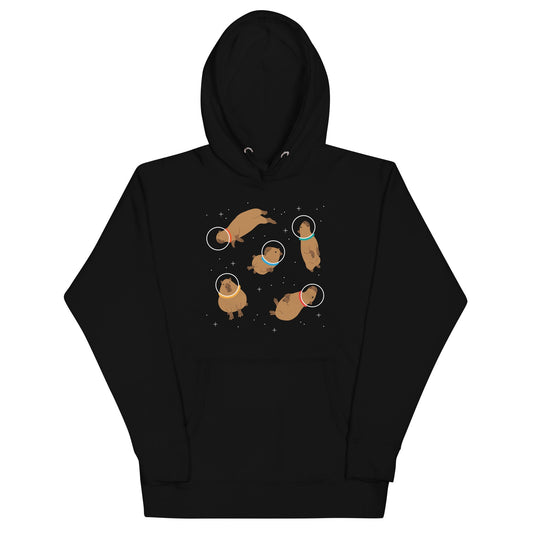Capybaras In Space Unisex Hoodie