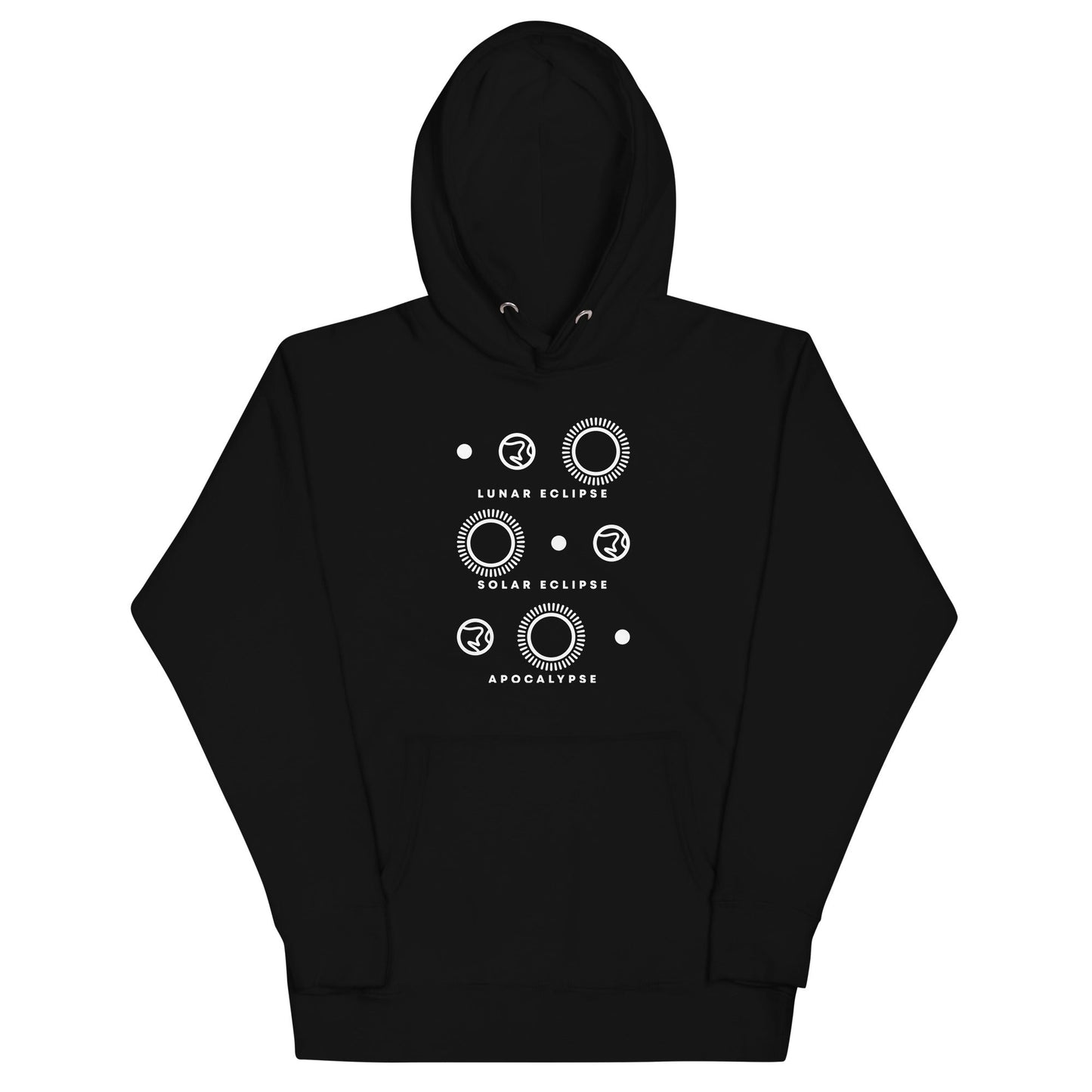 Lunar Eclipse Solar Eclipse Apocalypse Unisex Hoodie