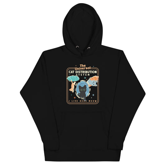 The Universal Cat Distribution System Unisex Hoodie