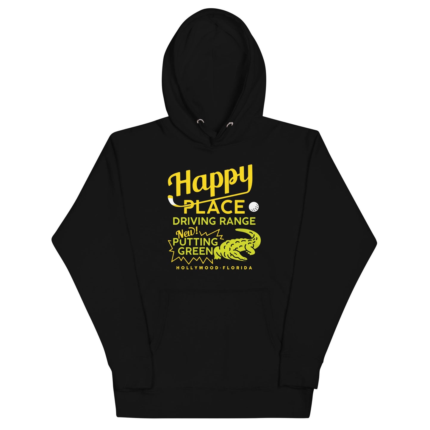 Happy Place Driving Range Unisex Hoodie