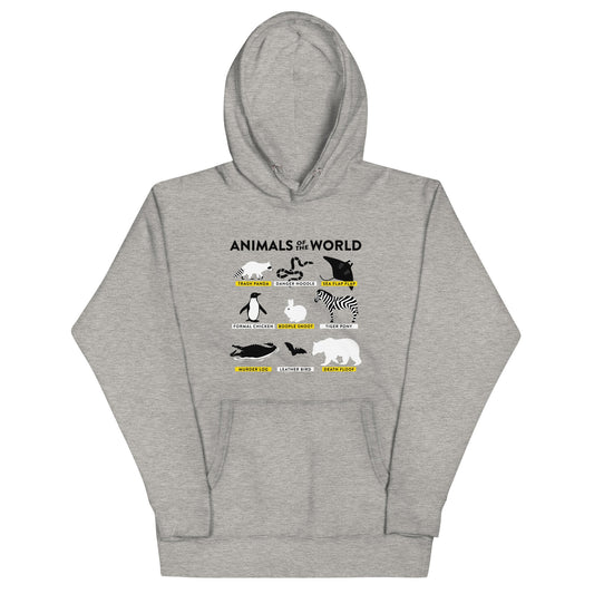 Animals Of The World Unisex Hoodie