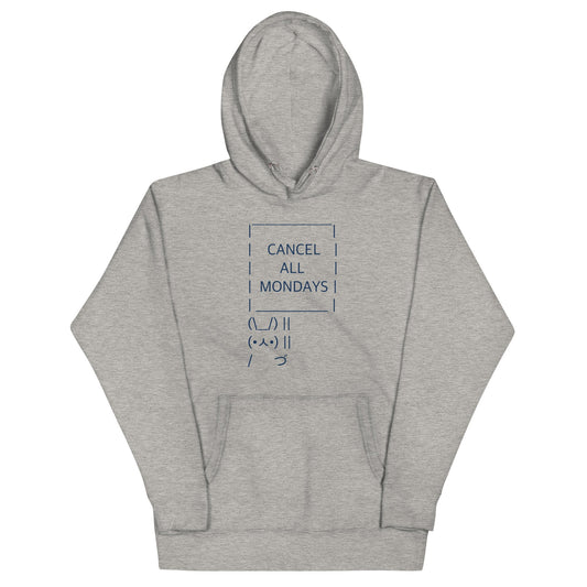 Cancel All Mondays Bunny Unisex Hoodie