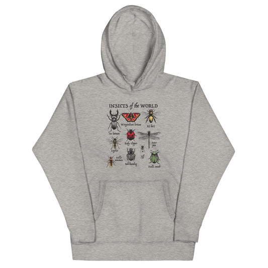 Insects Of The World Unisex Hoodie