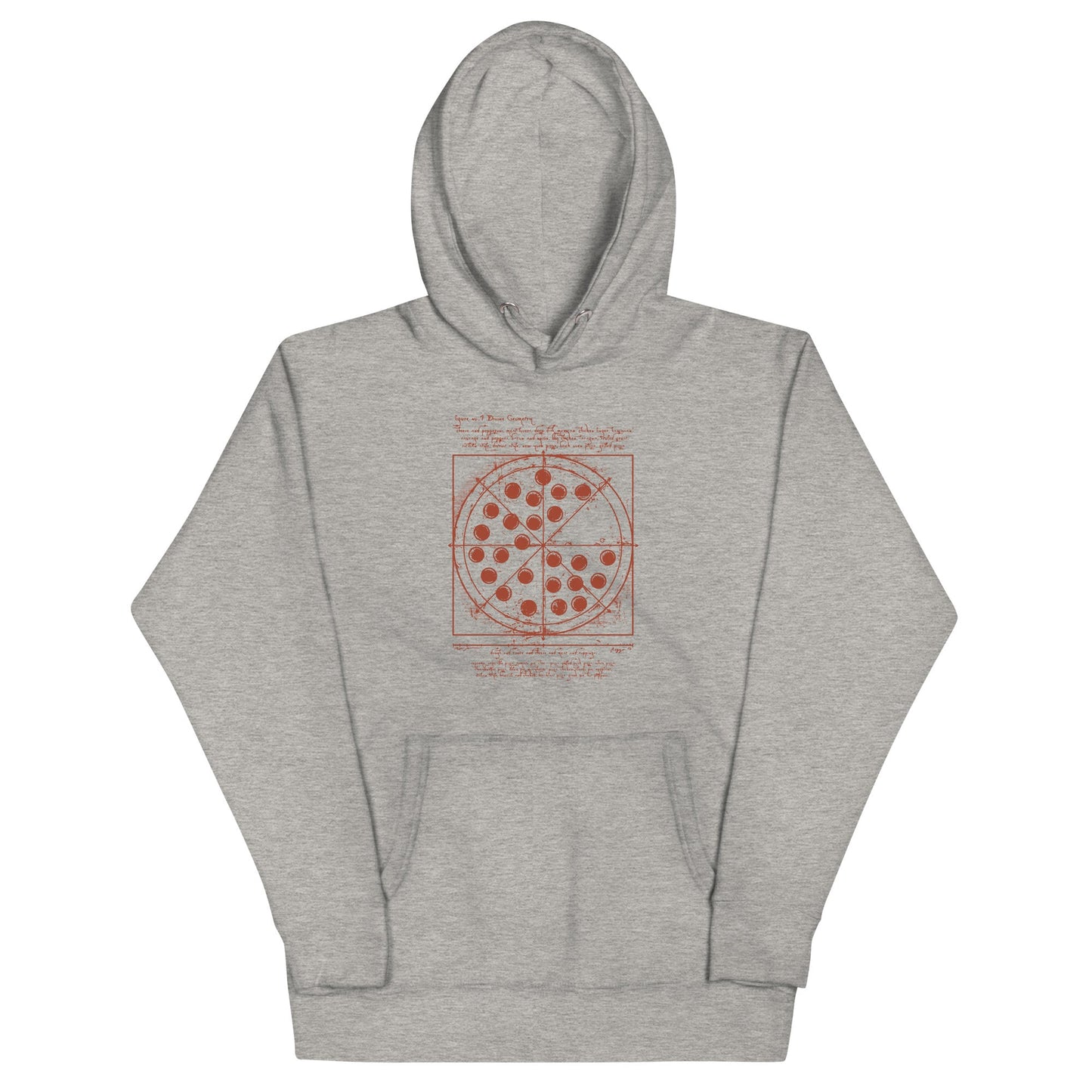 Vitruvian Pizza Unisex Hoodie