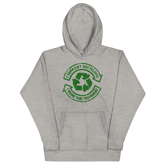 I Support Recycling Unisex Hoodie
