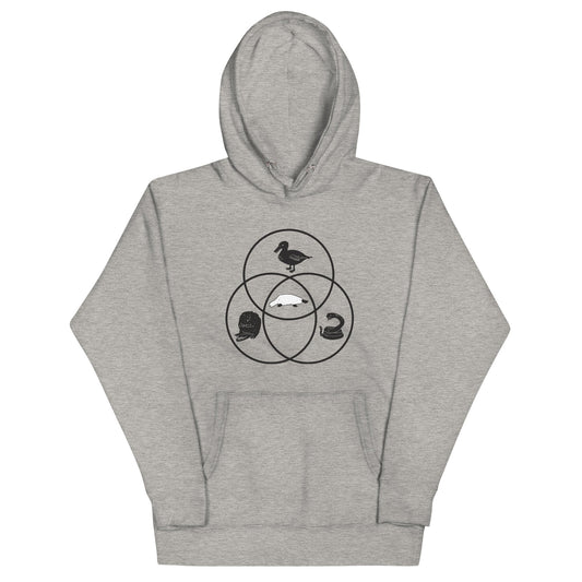 Platypus Venn Diagram Unisex Hoodie