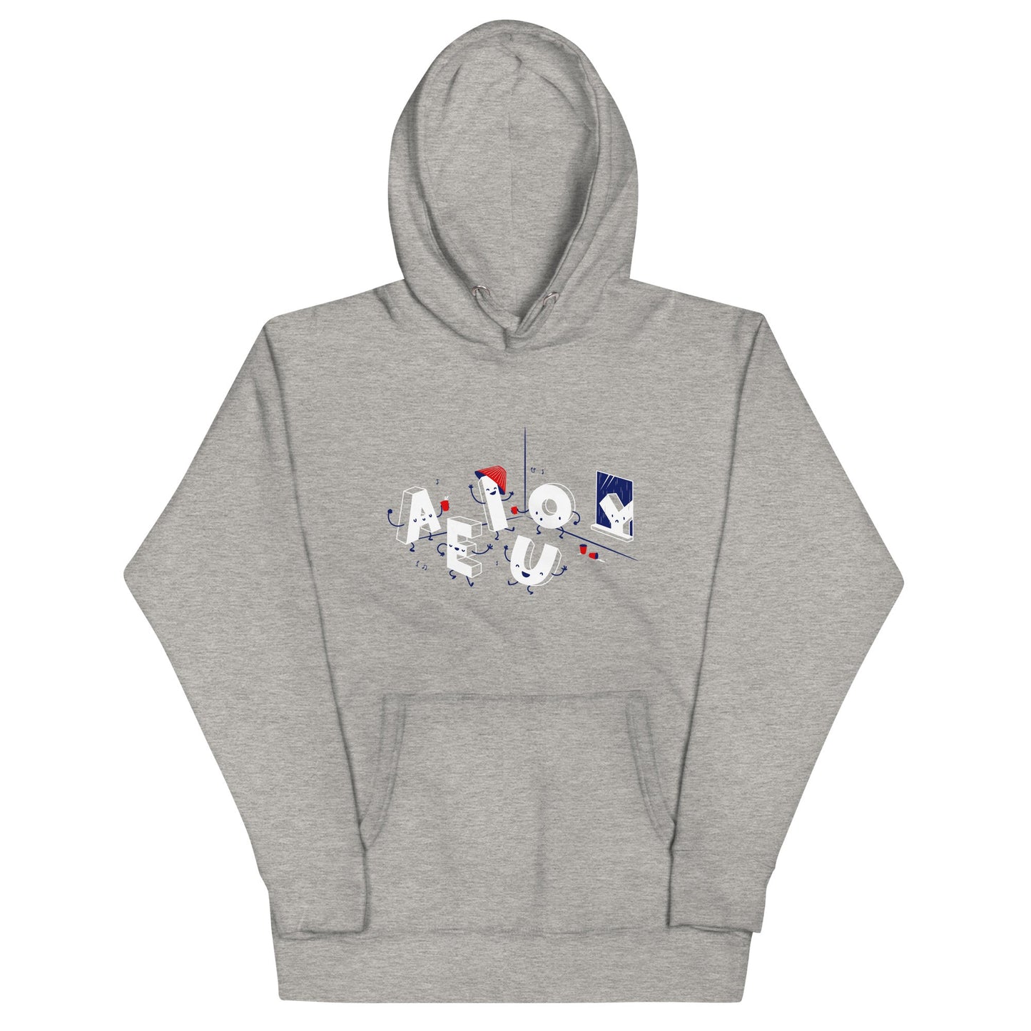 Vowel Party Time Unisex Hoodie