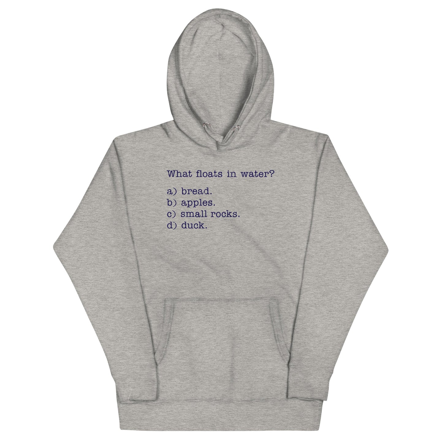 What Floats In Water? Unisex Hoodie