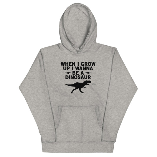 When I Grow Up I Wanna Be A Dinosaur Unisex Hoodie