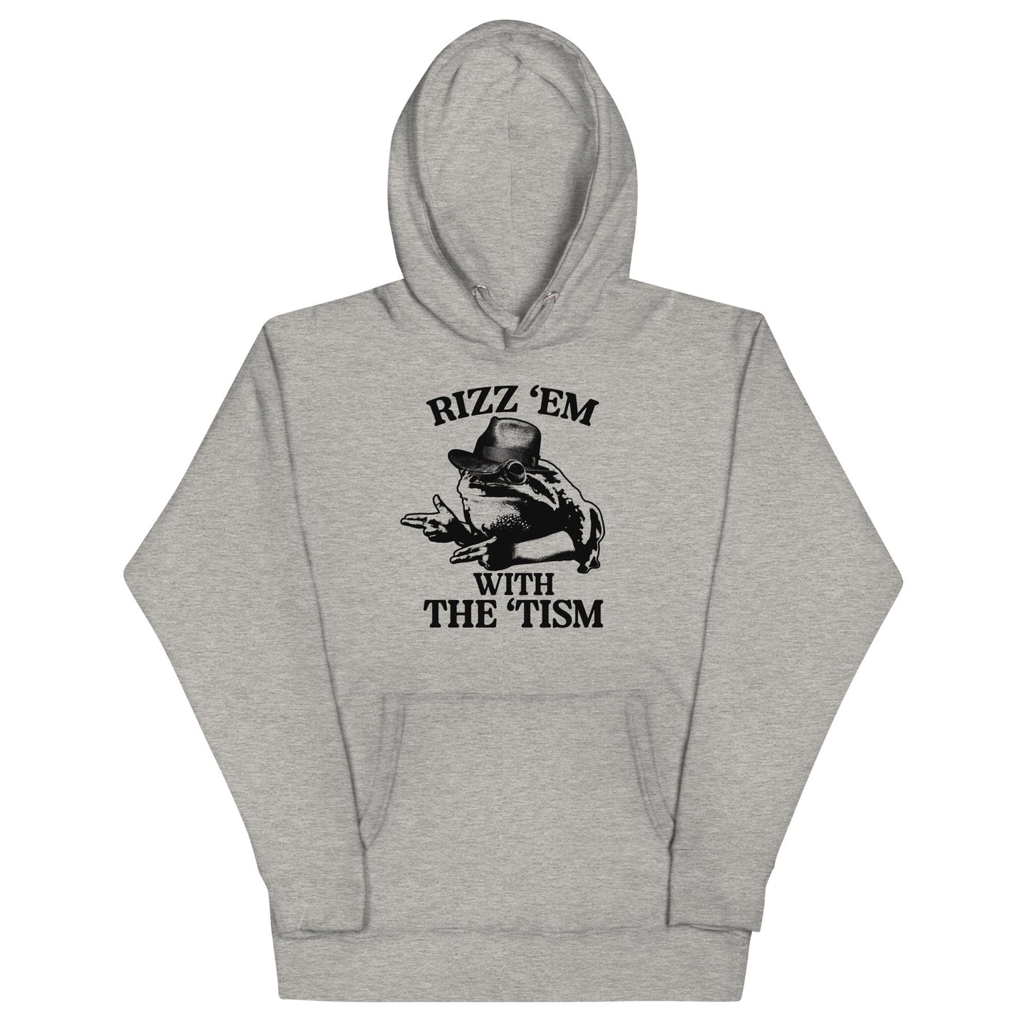Rizz 'Em With the 'Tism (Frog) Unisex Hoodie
