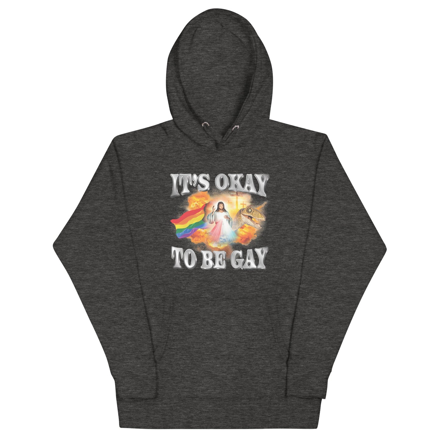 It's Okay to be Gay (Jesus) Unisex Hoodie