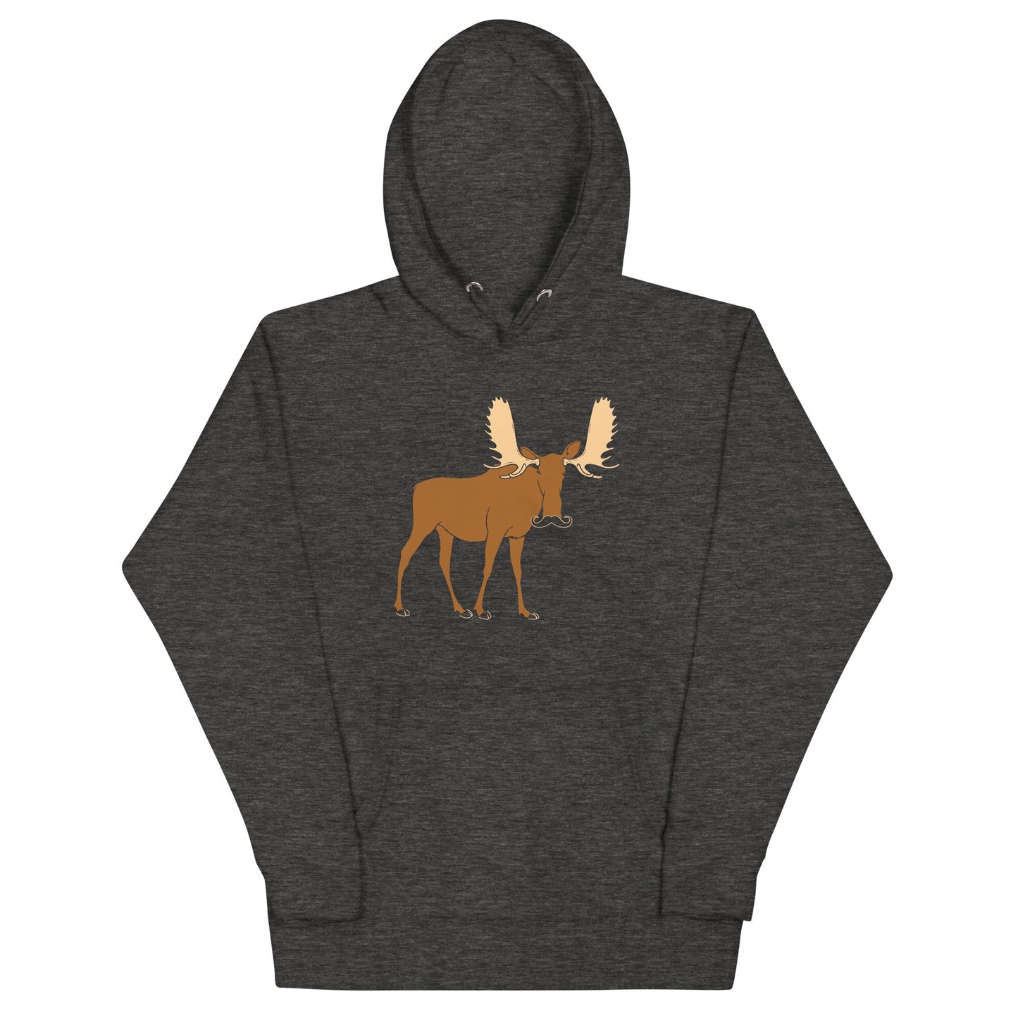 Moosestache Unisex Hoodie
