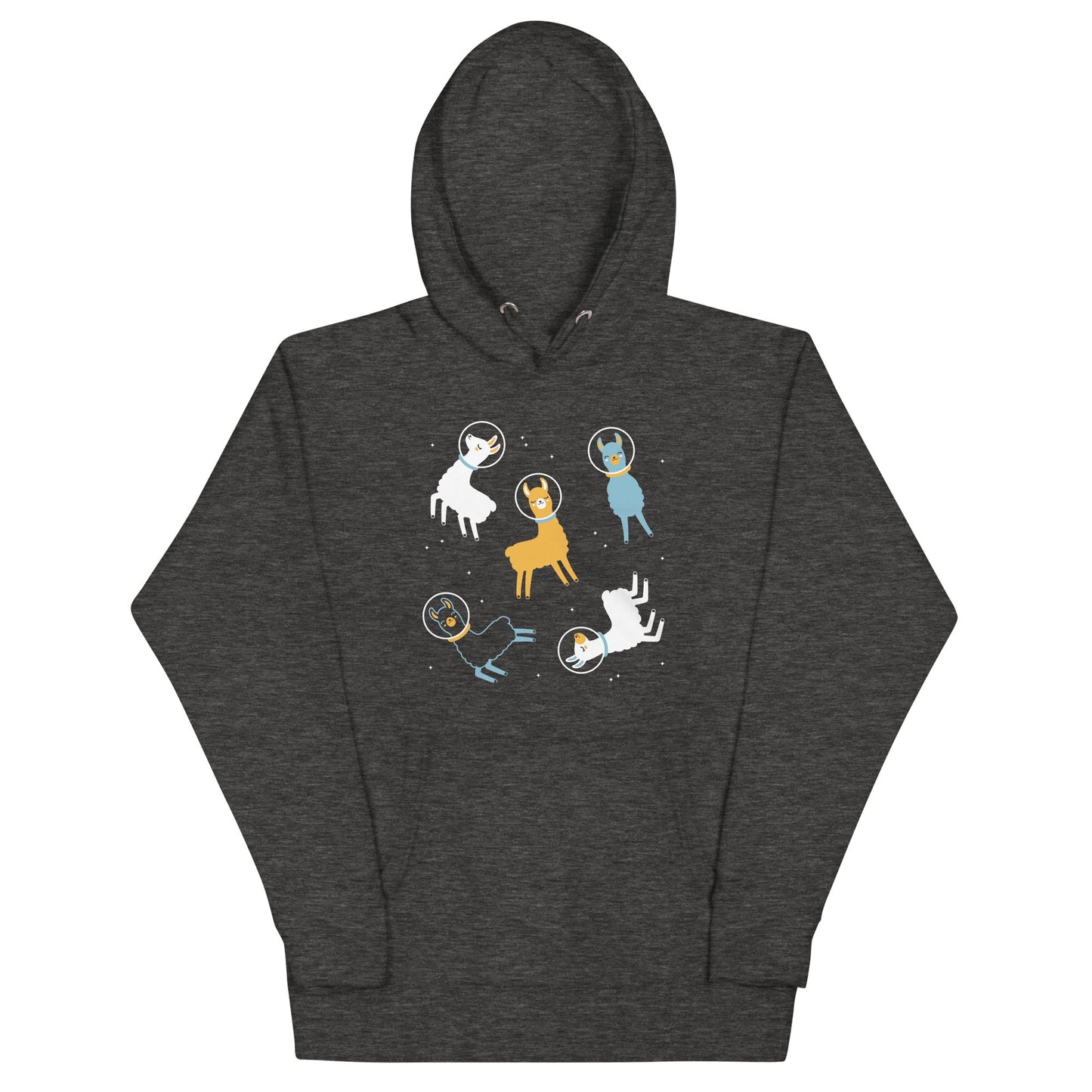 Llamas In Space Unisex Hoodie