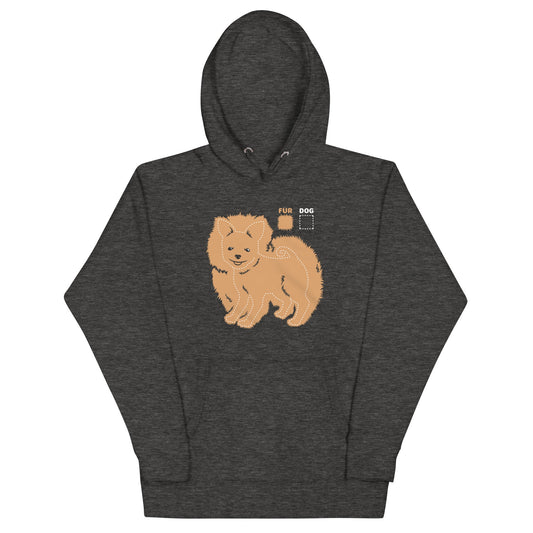 Dog vs Fur Pomeranian Unisex Hoodie