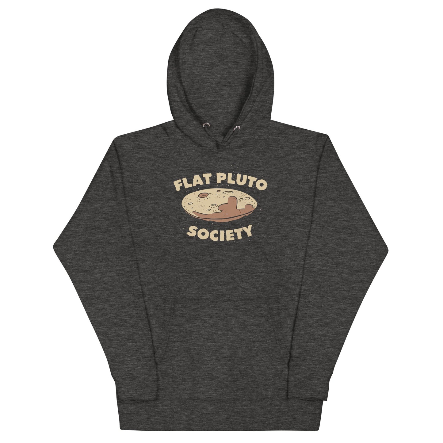Flat Pluto Society Unisex Hoodie
