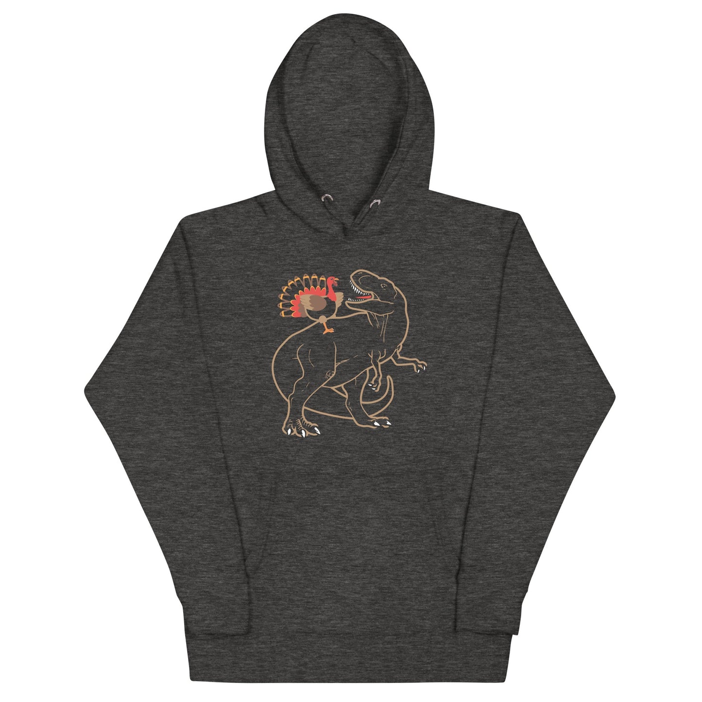 Turkey Riding T-Rex Unisex Hoodie