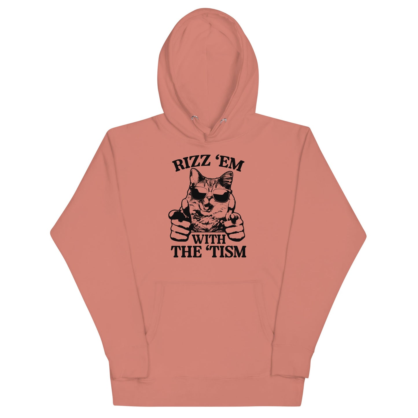 Rizz 'Em With the 'Tism (Cat) Unisex Hoodie