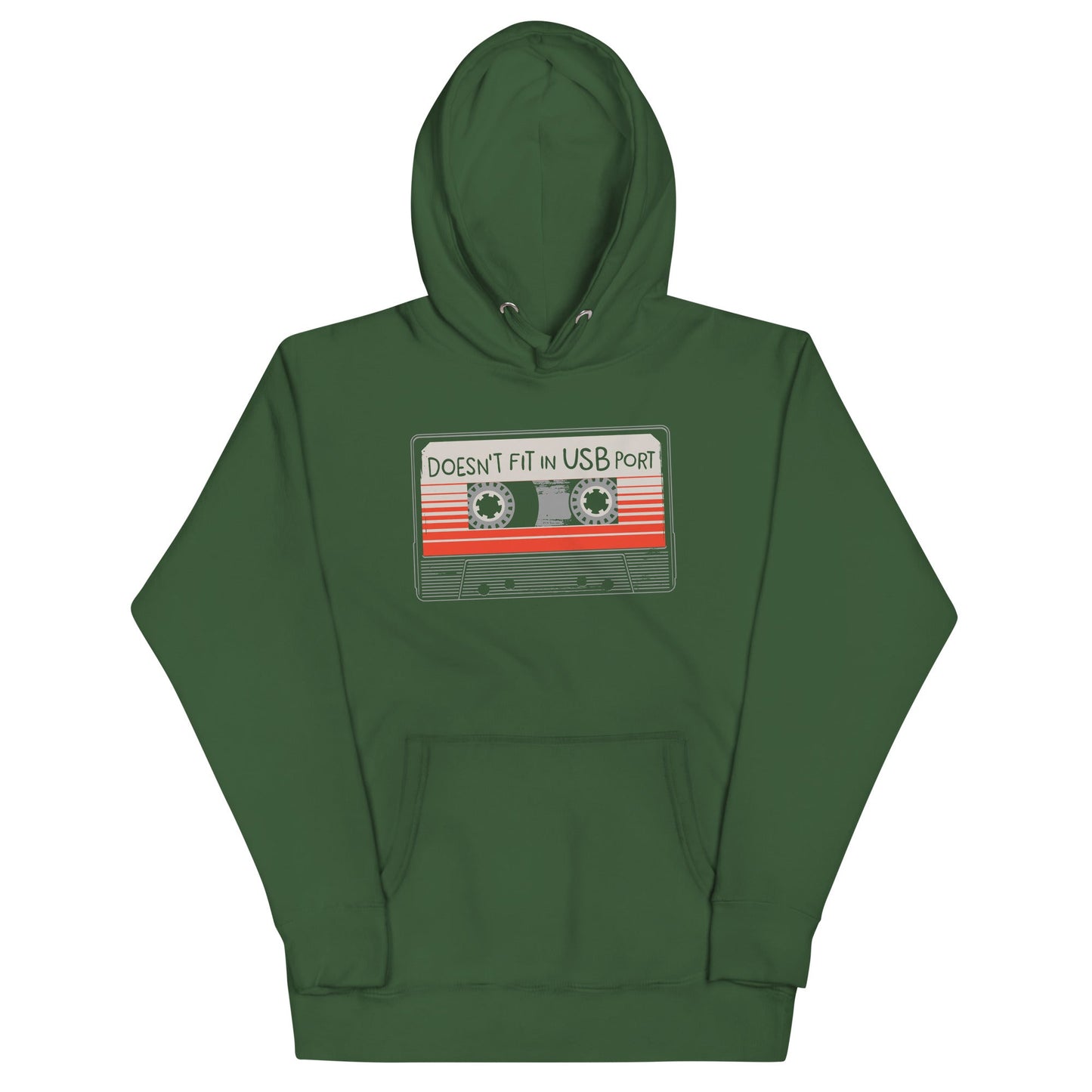 Doesn't Fit In USB Port Unisex Hoodie