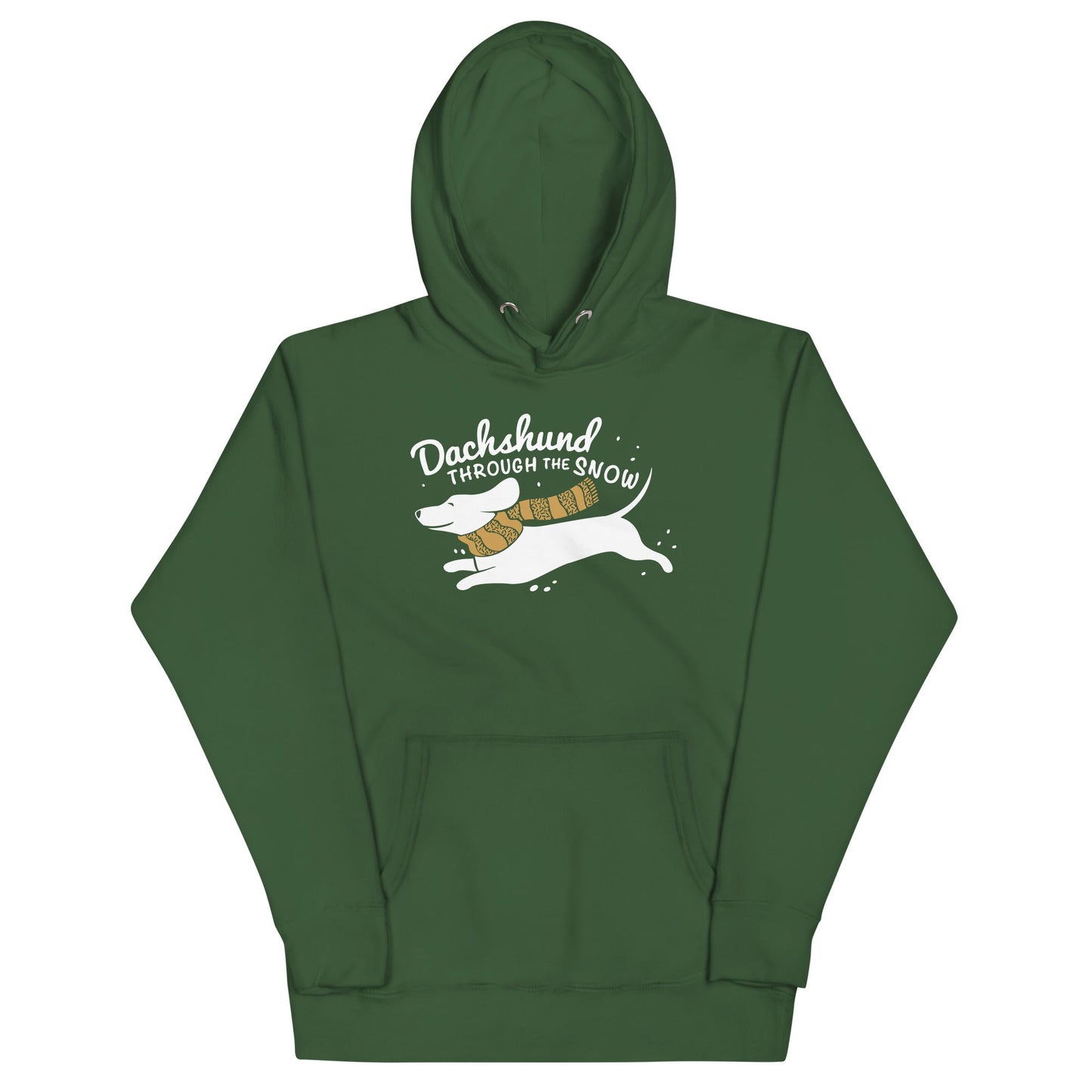 Dachshund Through The Snow Unisex Hoodie