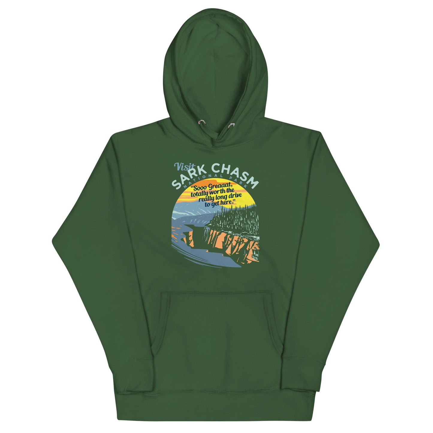 Visit Sark Chasm Unisex Hoodie