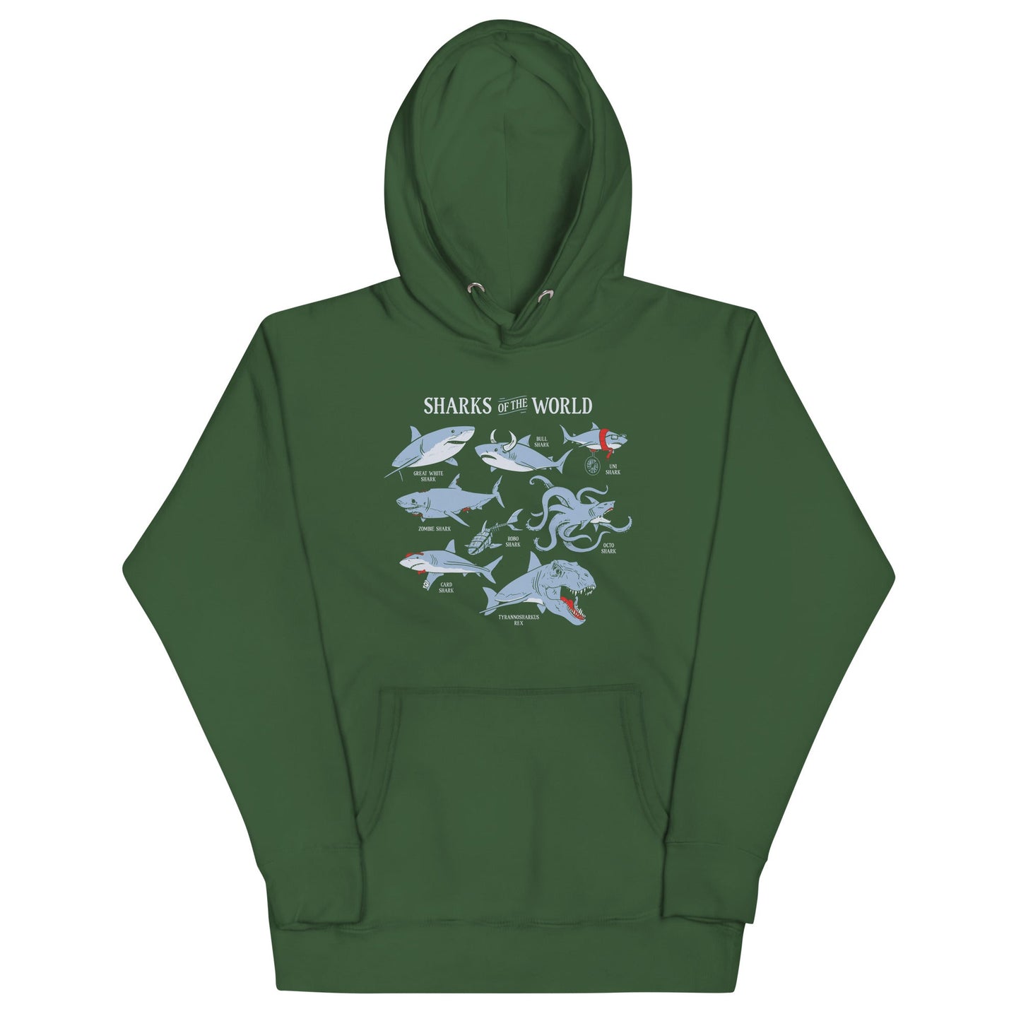 Sharks Of The World Unisex Hoodie