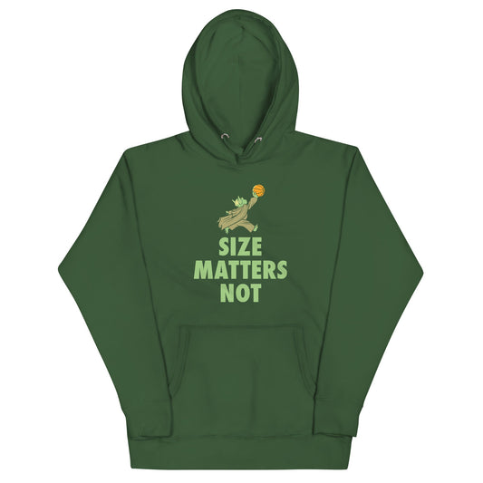 Size Matters Not Unisex Hoodie