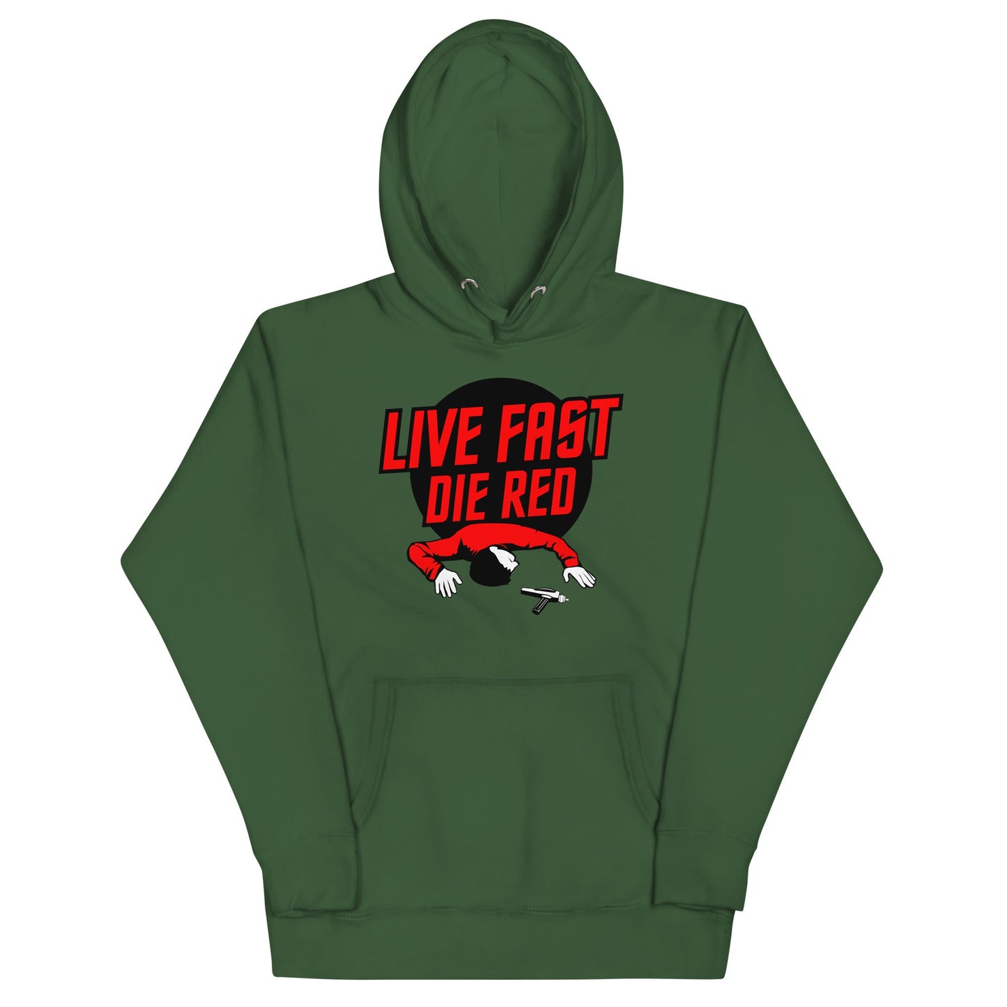 Live Fast Die Red Unisex Hoodie
