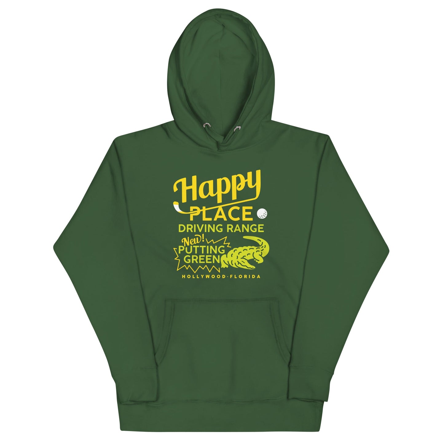 Happy Place Driving Range Unisex Hoodie