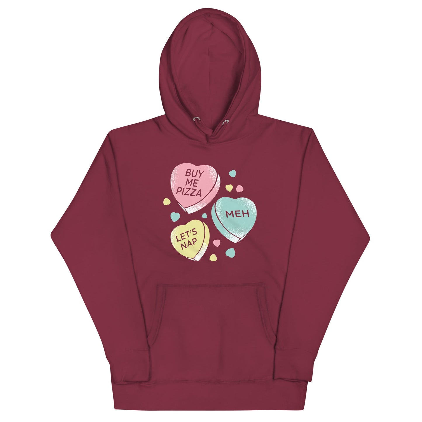 Candy Hearts Unisex Hoodie