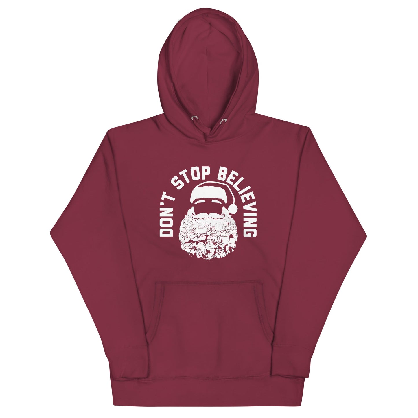 Don't Stop Believing Santa Unisex Hoodie